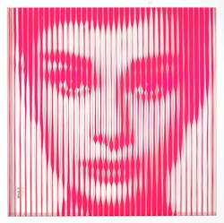 Audrey Hepburn by VeeBee - Original sized 20x20 inches. Available from Whitewall Galleries